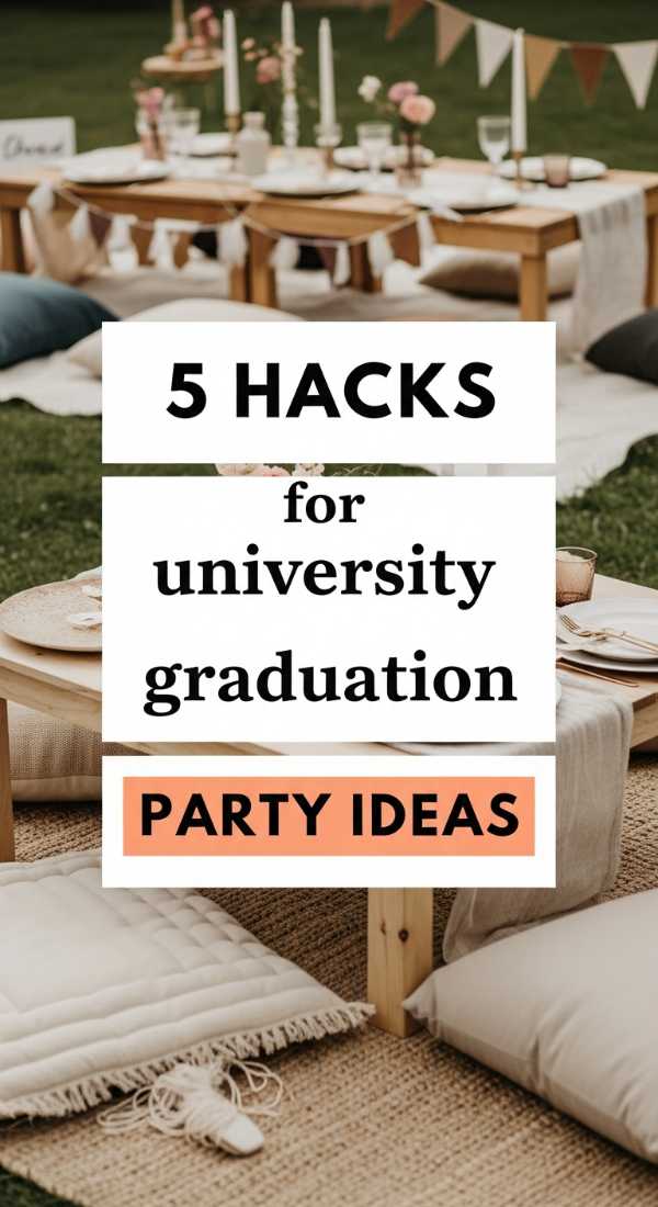 5 Hacks For University Graduation Party Ideas On A Budget 69ecb0767fbca