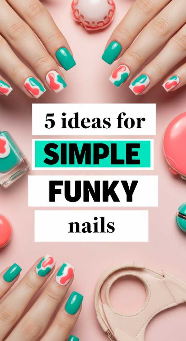 5 Ideas For Simple Funky Nails 69f2f7f2ae62d