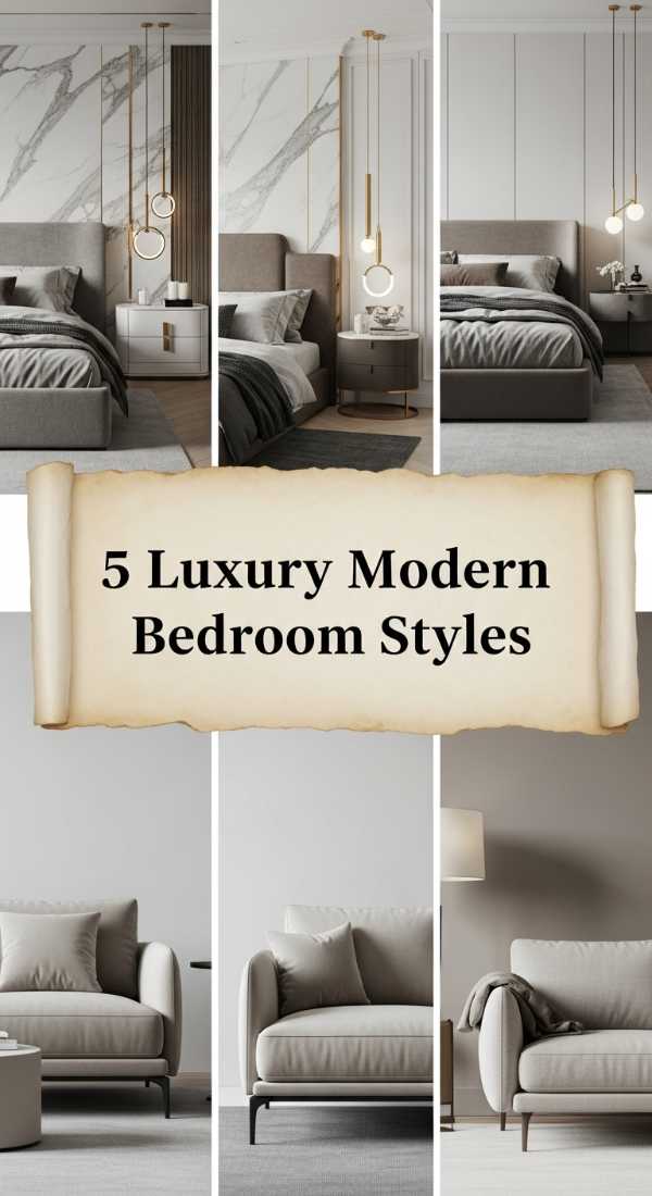 5 Luxury Modern Bedroom Styles 69f26a665ba45