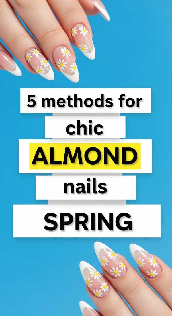 5 Methods For Chic Almond Nails Spring 69ea69921d714