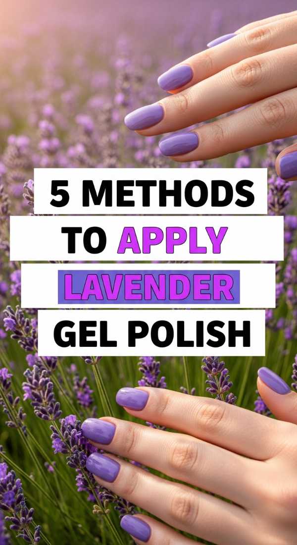 5 Methods To Apply Lavender Gel Polish 69ed0a9da73be