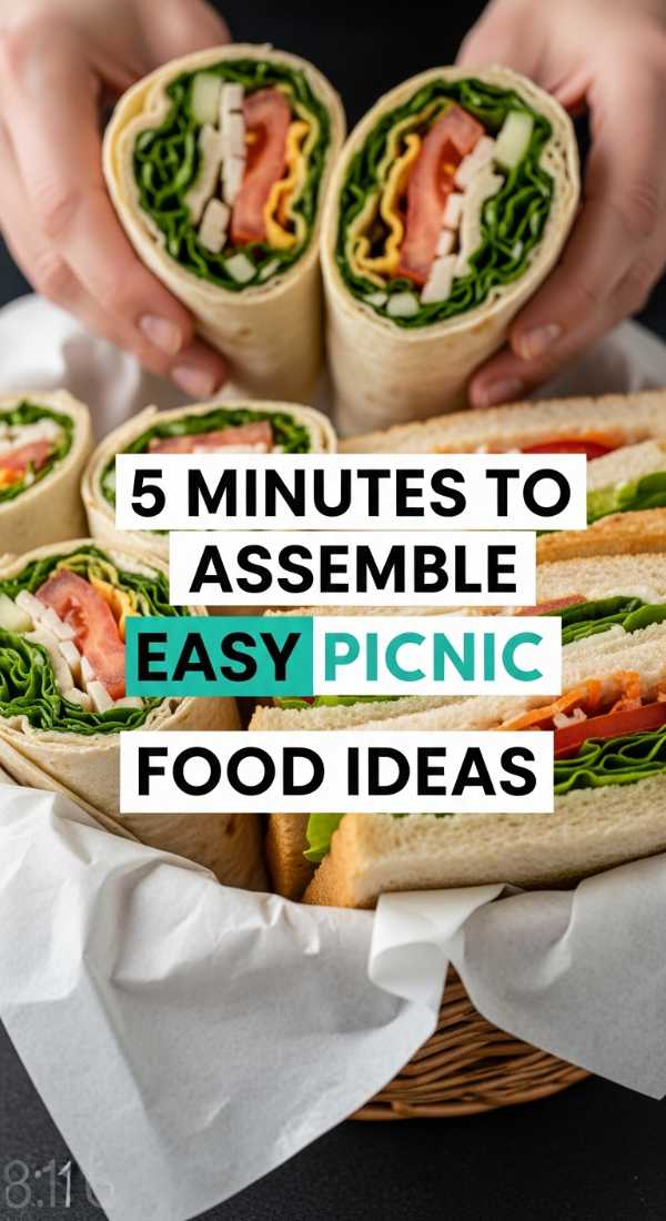 5 Minutes To Assemble Easy Picnic Food Ideas 69e855817b6cc