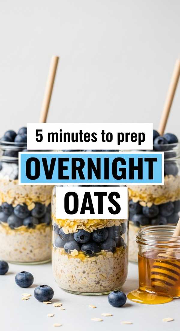5 Minutes To Prep Overnight Oats 69e4702d4cc4a