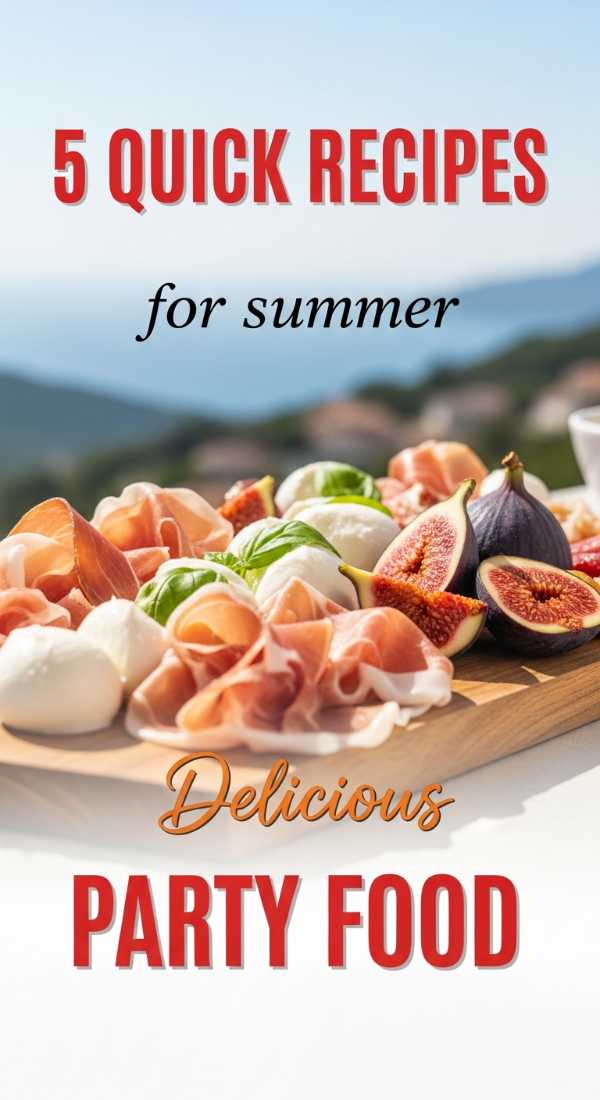 5 Quick Recipes For Summer Party Food 69efa7b867cc5