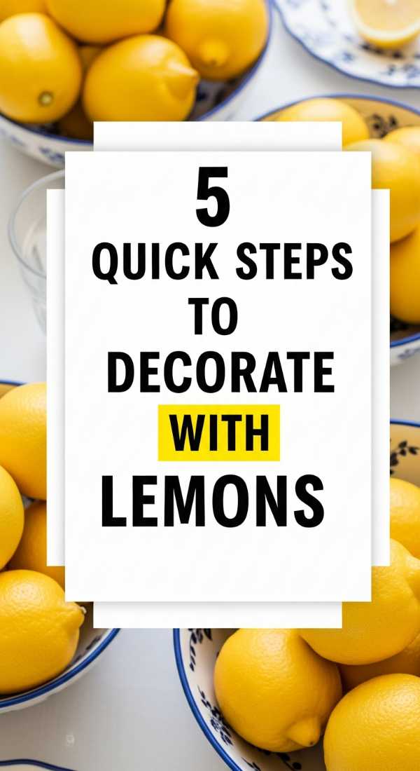 5 Quick Steps To Decorate With Lemons 69e9026a143d3