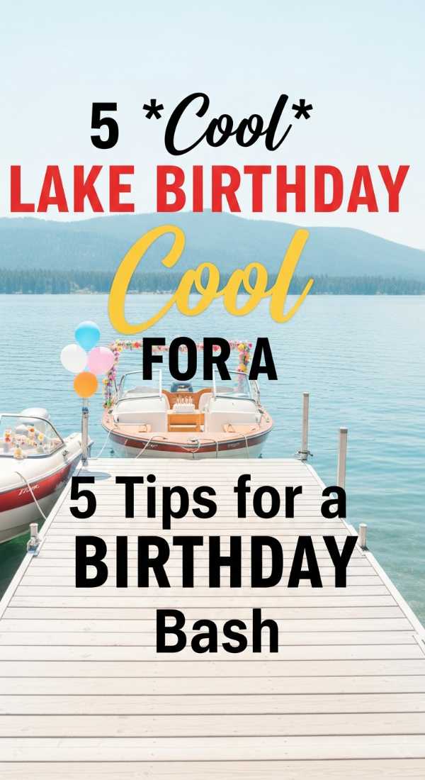 5 Quick Tips For A Lake Birthday Bash 69e605d3a16d2