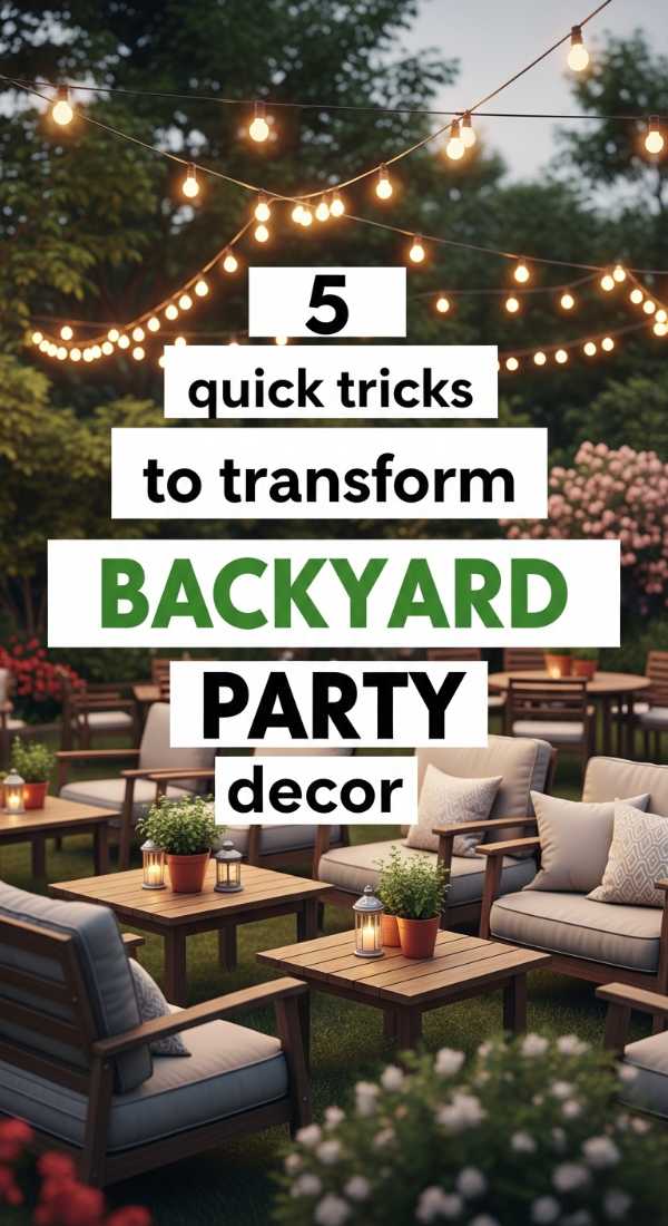 5 Quick Tricks To Transform Backyard Party Decor 69e60f544bfa3