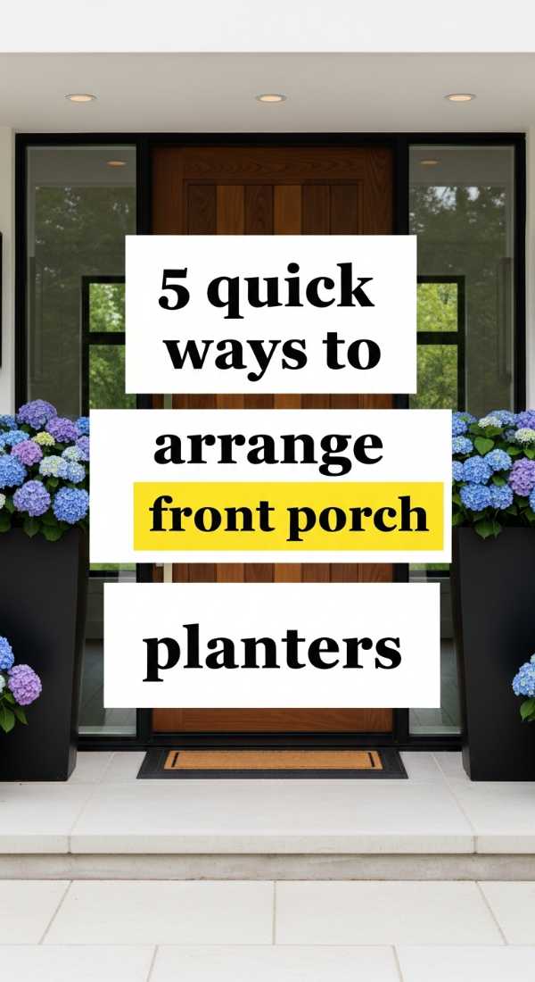 5 Quick Ways To Arrange Front Porch Planters 69f0ed93e23aa