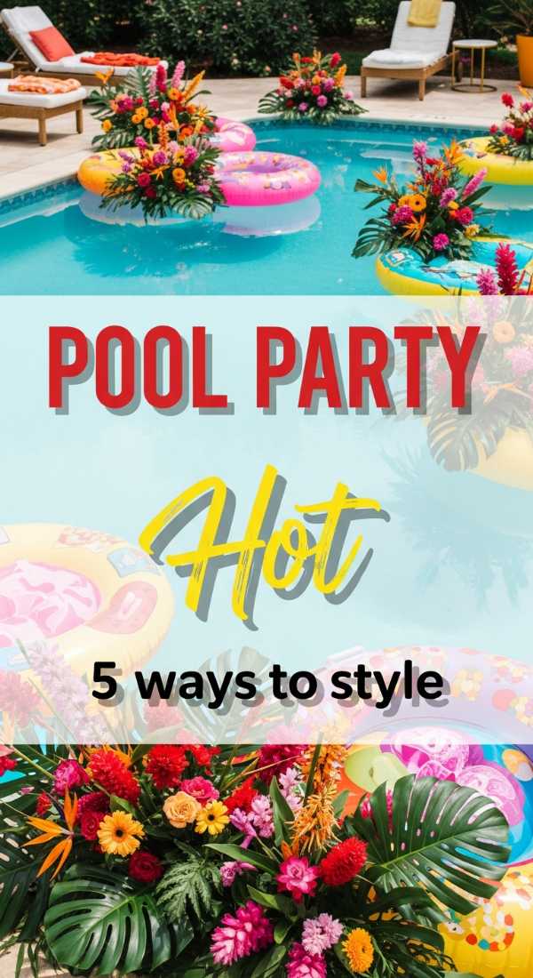 5 Quick Ways To Style Pool Party Decorations 69ee4b4a90d3a