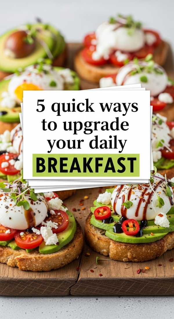 5 Quick Ways To Upgrade Your Daily Breakfast 69e9b6d27fa4a