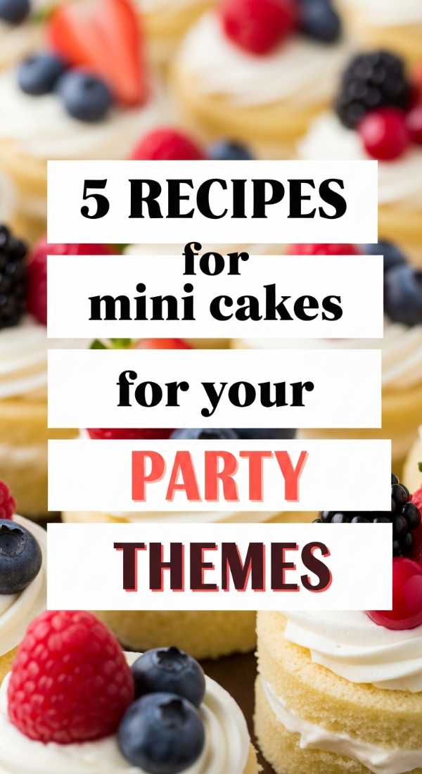 5 Recipes For Mini Cakes For Your Graduation Party Themes 69ecb0774a8d1
