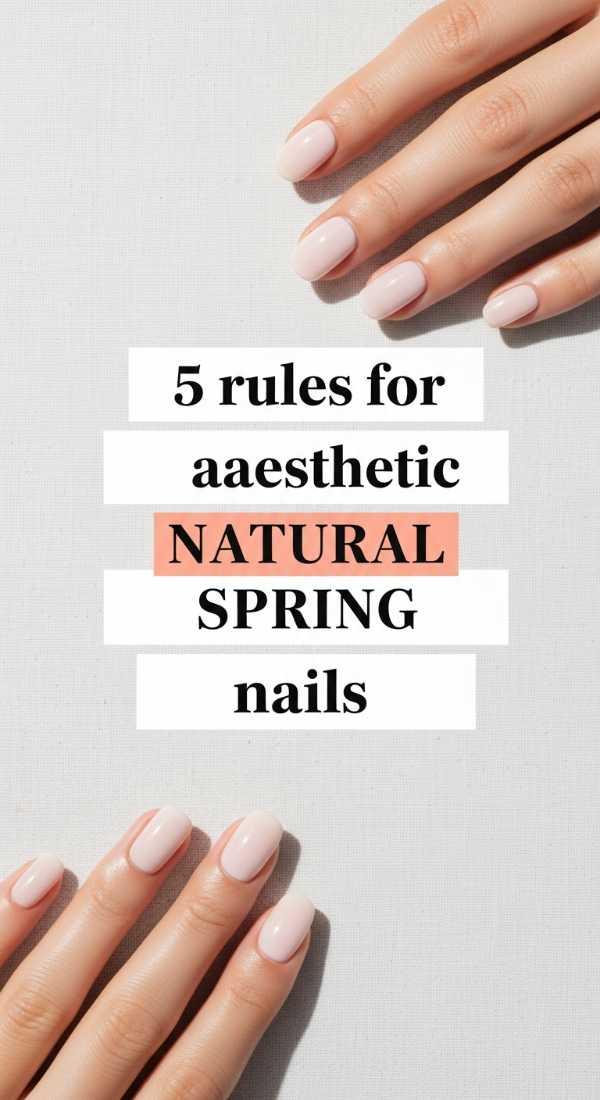5 Rules For Aesthetic Natural Spring Nails 69ea68ae0b449