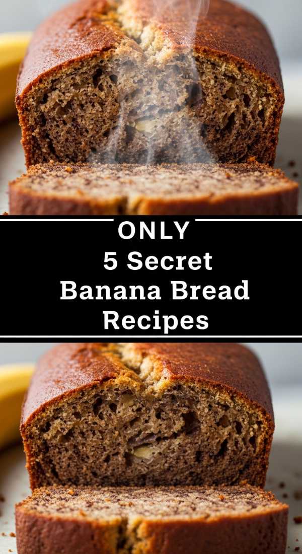 5 Secret Banana Bread Recipes Step By Step Guide 69f39673edf24