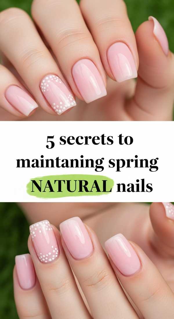 5 Secrets To Maintaining Spring Natural Nails 69e661724cbf2