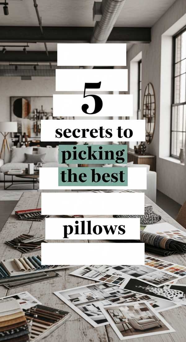 5 Secrets To Picking The Best Decorative Pillows 69e64987177ba