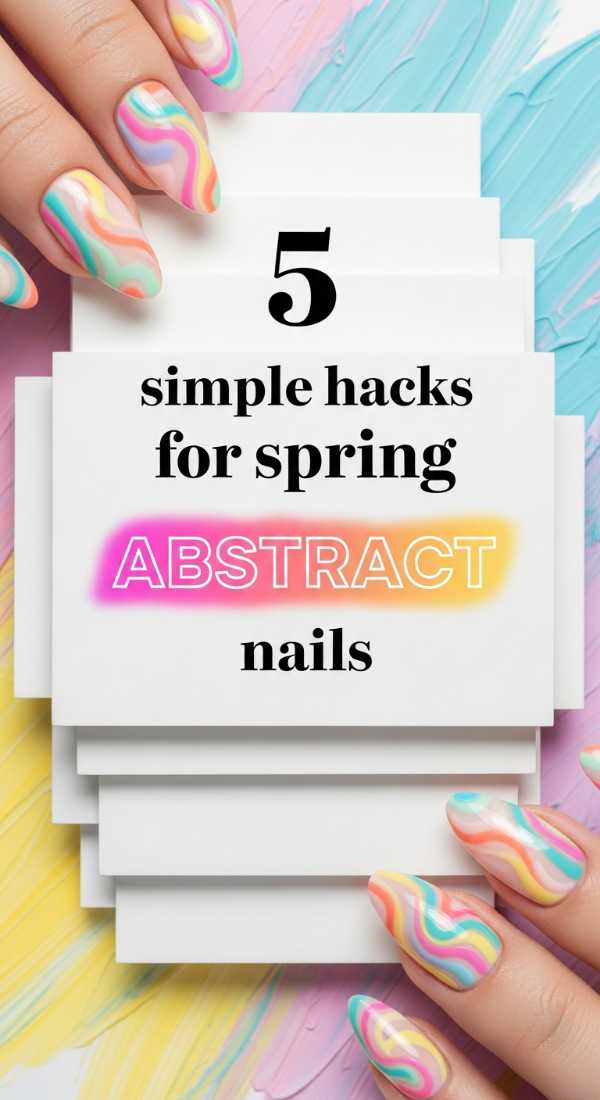 5 Simple Hacks For Spring Abstract Nails 69e5251c8b738