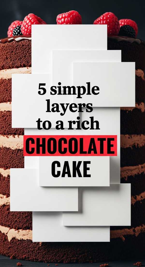 5 Simple Layers To A Rich Chocolate Cake 69e46e4843a98