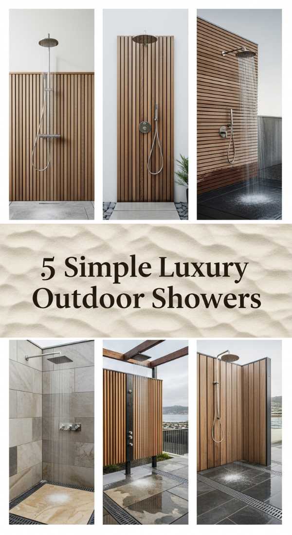 5 Simple Luxury Outdoor Showers 69f26a4ed7798