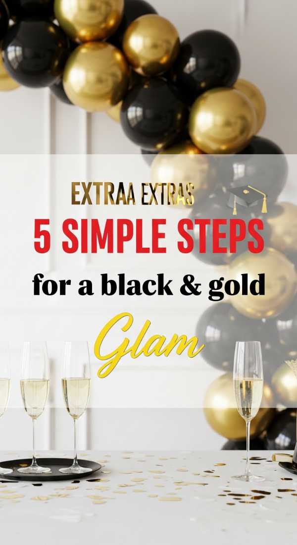 5 Simple Steps For A Black And Gold Party 69f2f0f223d8d