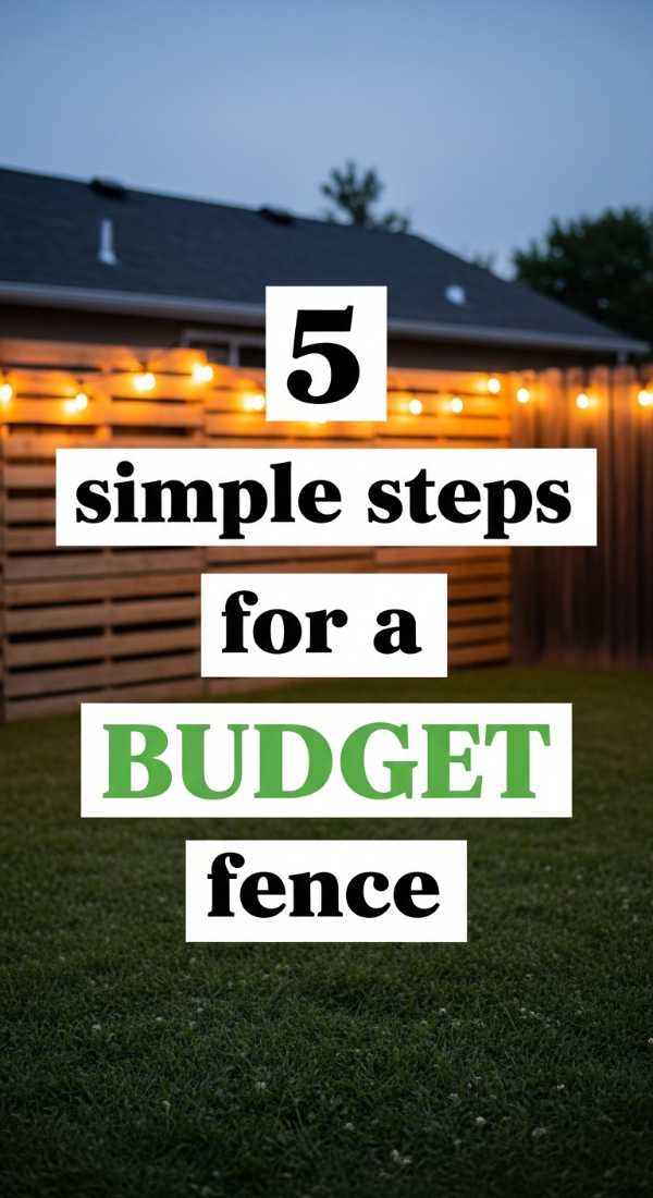 5 Simple Steps For A Budget Fence 69f0ed87e3e1e