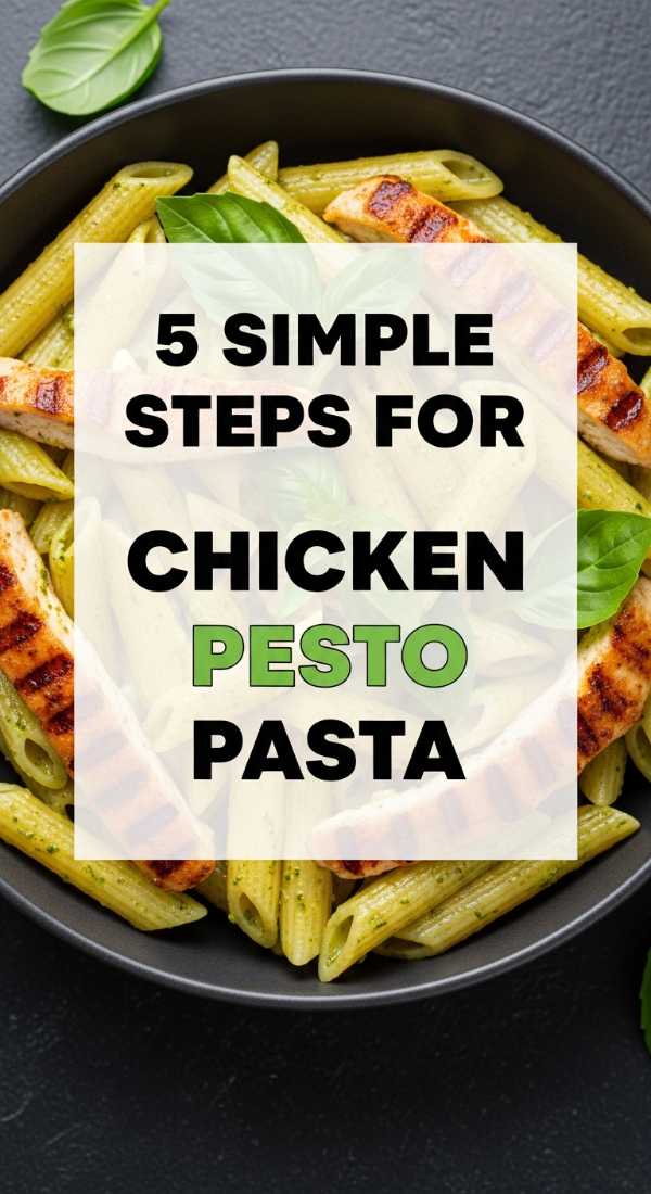 5 Simple Steps For Chicken Pesto Pasta 69eb7fdabc2af