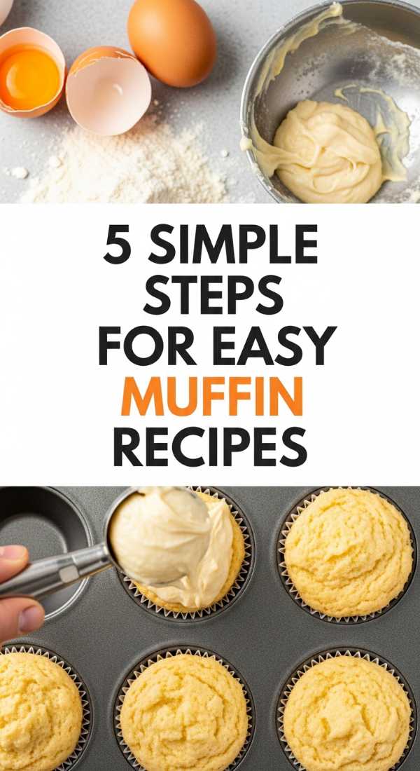5 Simple Steps For Easy Muffin Recipes 69e46e4c51607