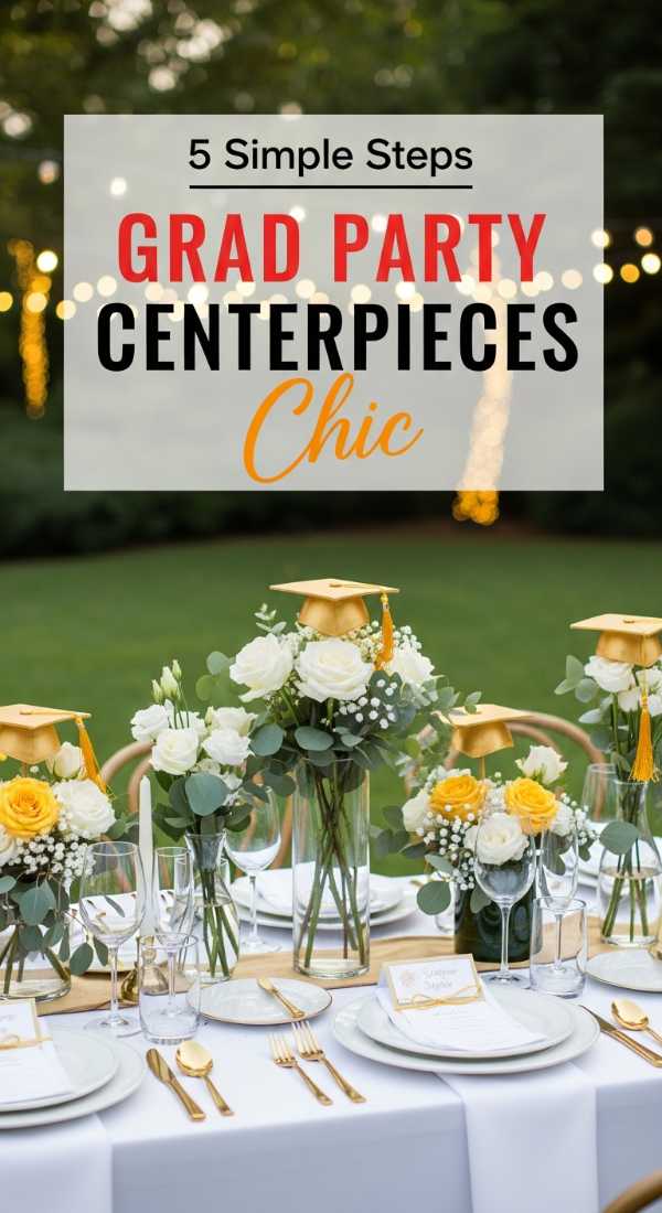 5 Simple Steps For Graduation Party Centerpieces 69f0ccfc71cb4