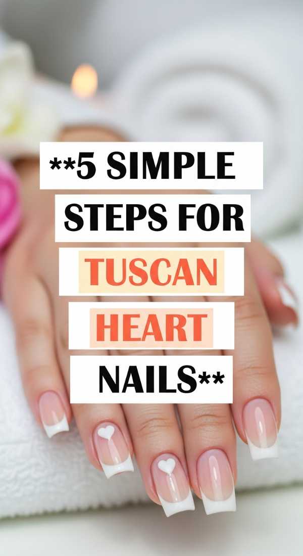 5 Simple Steps For Tuscan Heart Nails 69e3c1d579bd8