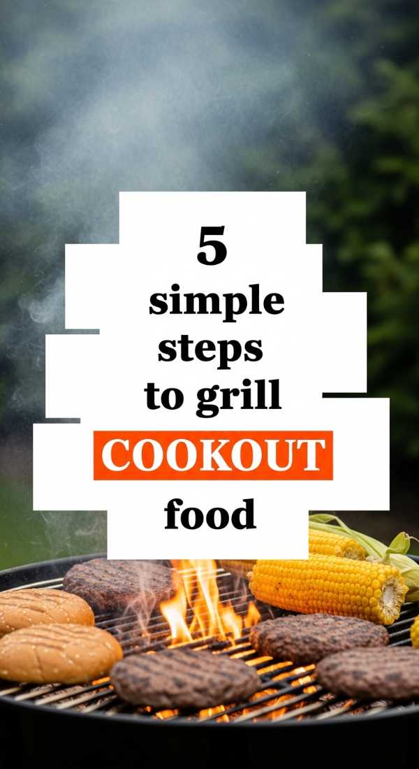 5 Simple Steps To Grill Cookout Food 69e5d8625bd65