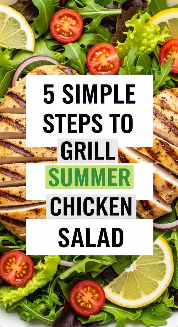 5 Simple Steps To Grill Summer Chicken Salad 69e70aca5c925
