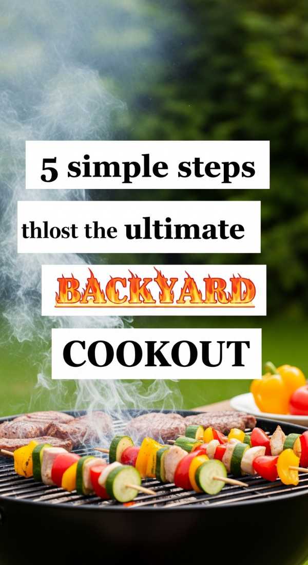 5 Simple Steps To Host The Ultimate Backyard Cookout 69e70bfc9e445