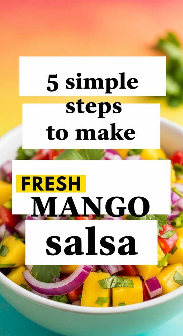 5 Simple Steps To Make Fresh Mango Salsa 69e70ad6f064b