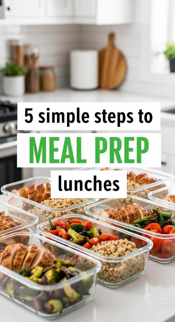 5 Simple Steps To Meal Prep Lunches 69e21f0318158