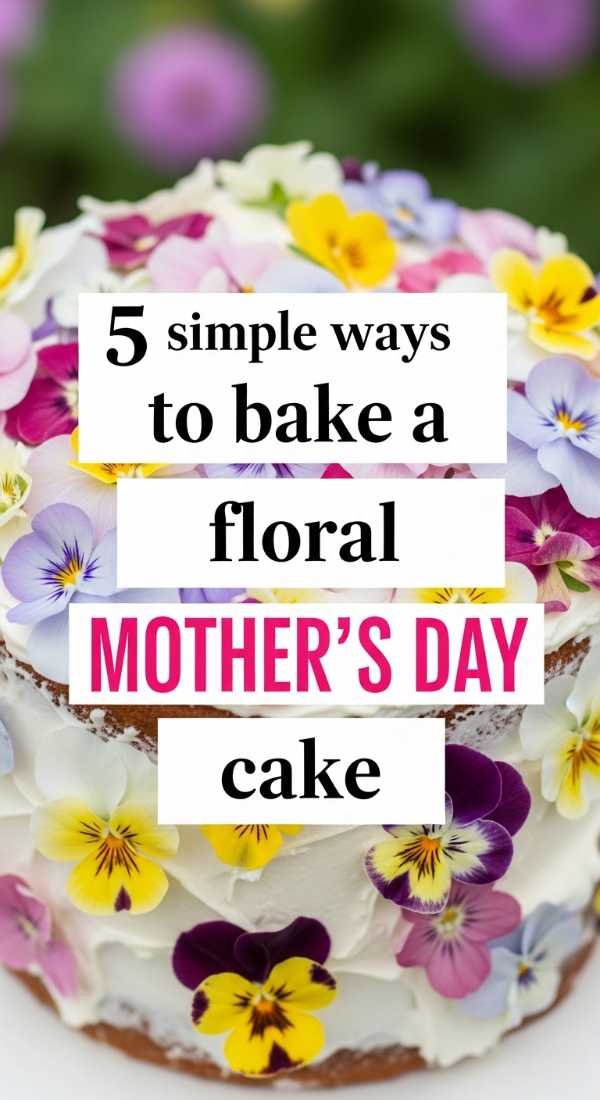 5 Simple Ways To Bake A Floral Mothers Day Cake 69ef467eea9e2