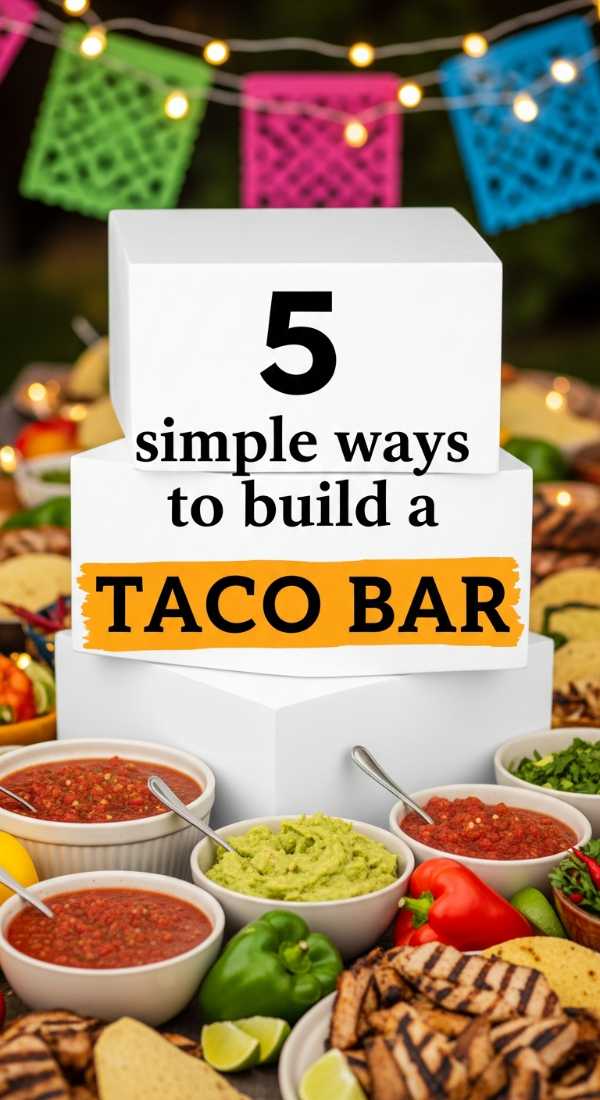 5 Simple Ways To Build A Taco Bar 69ee54e717f46
