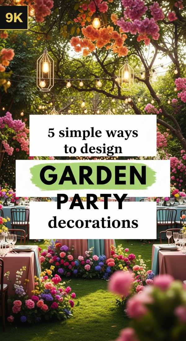5 Simple Ways To Design Garden Party Decorations 69e60f3f2a570