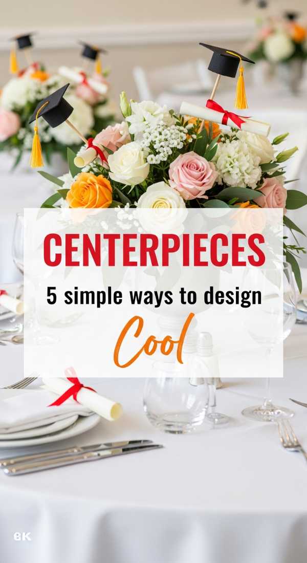 5 Simple Ways To Design Graduation Party Centerpieces 69efa7b04d124