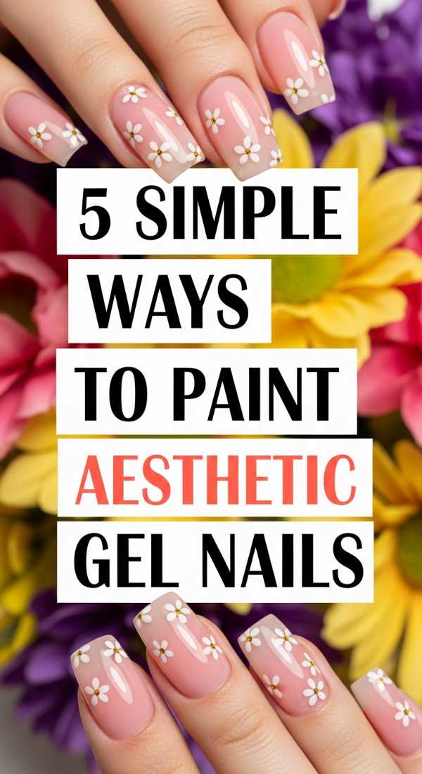 5 Simple Ways To Paint Aesthetic Gel Nails 69e78031693dd