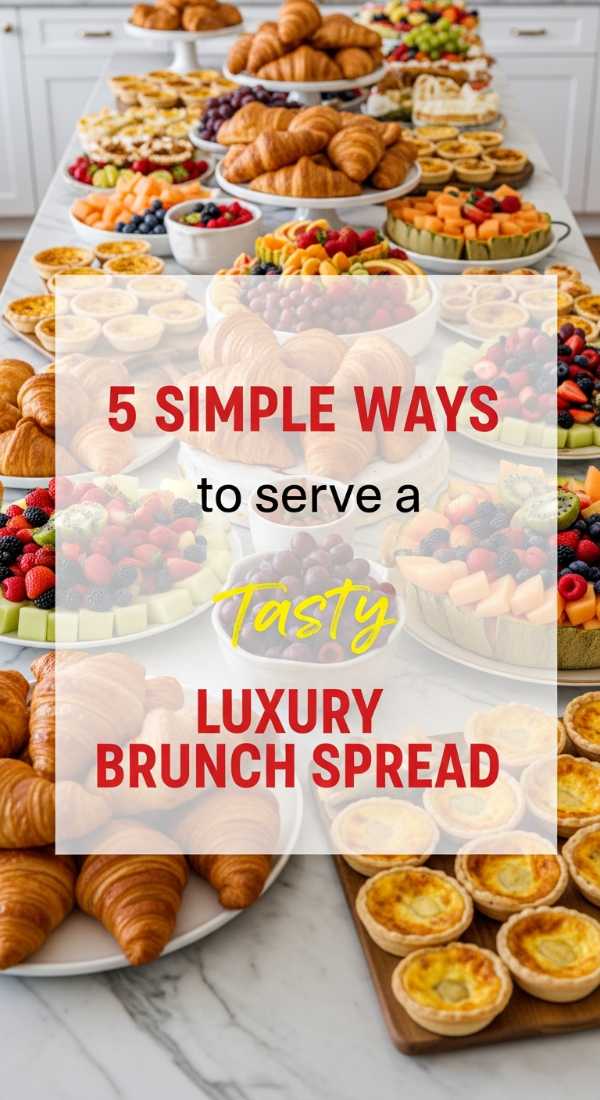 5 Simple Ways To Serve A Luxury Brunch Spread 69efa7c03f402