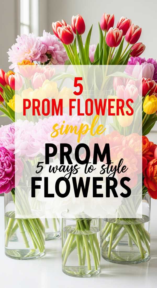 5 Simple Ways To Style Prom Brunch Flowers 69eb99803d7c7