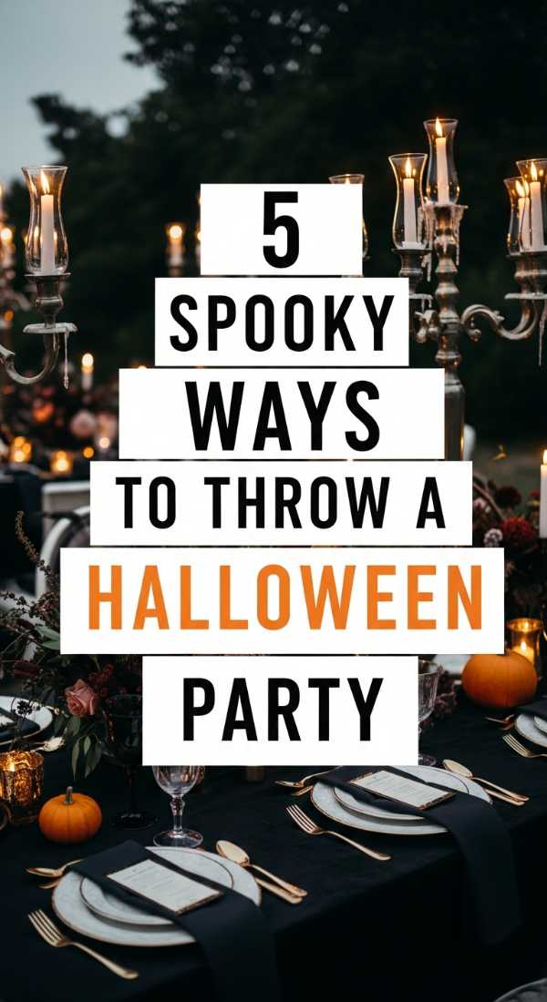 5 Spooky Ways To Throw A Halloween Party 69ecb0808b1f3