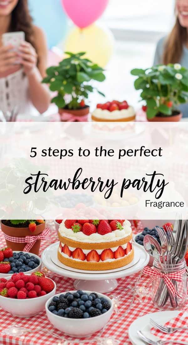 5 Steps To A Strawberry Themed Garden Party 69e3273b1dfed