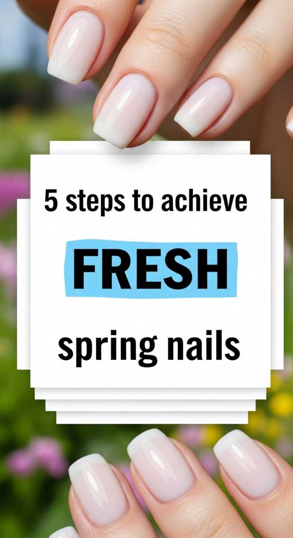 5 Steps To Achieve Fresh Spring Nails 69e7803707b8d