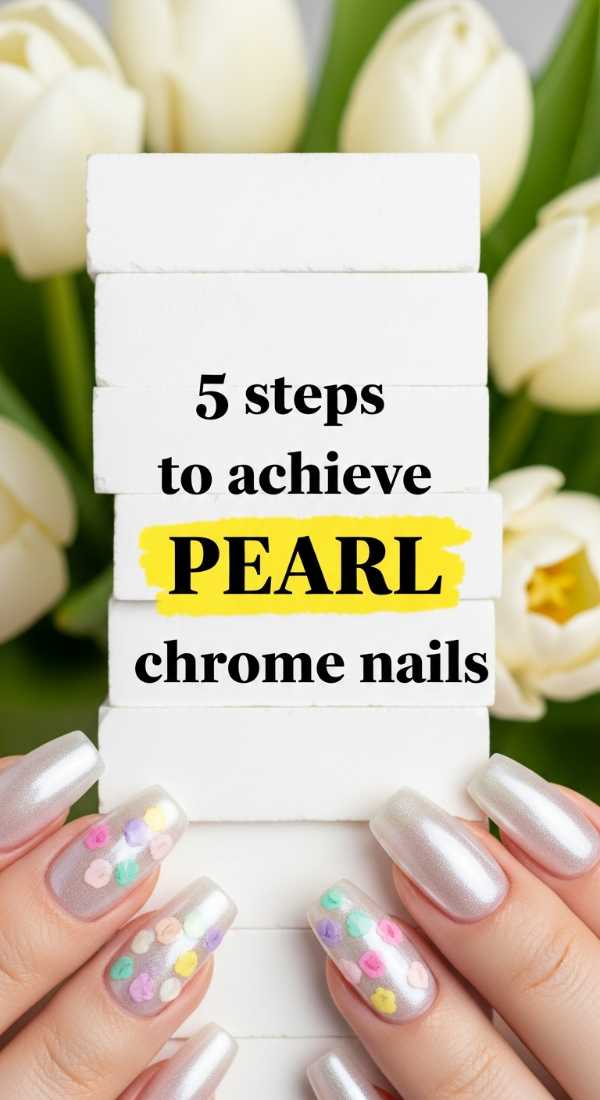 5 Steps To Achieve Pearl Chrome Nails 69e661703ab8b