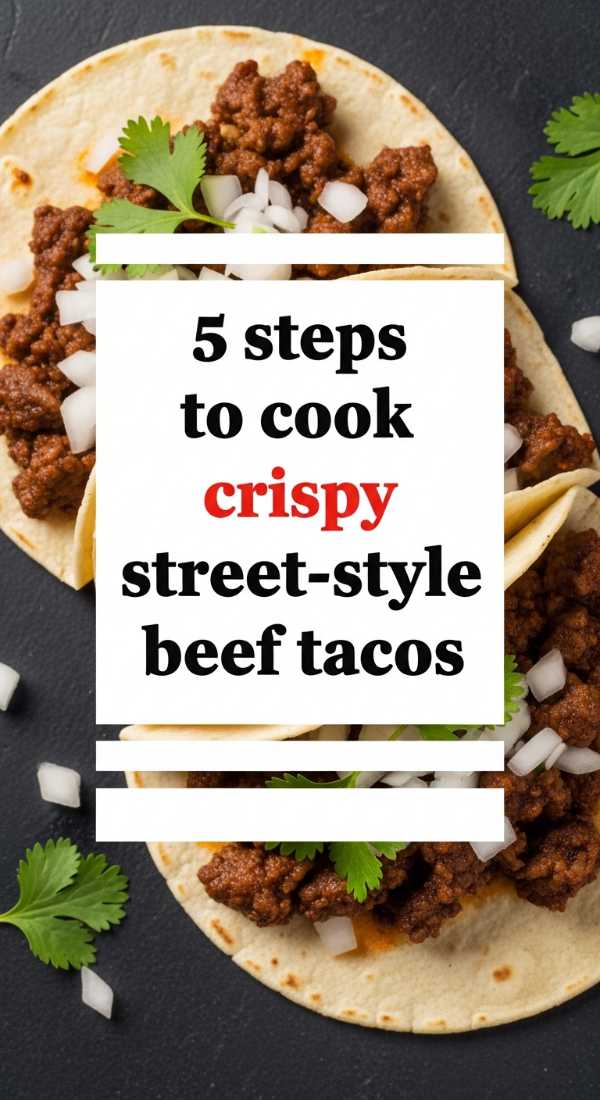 5 Steps To Cook Crispy Street Style Beef Tacos 69f1970568b97