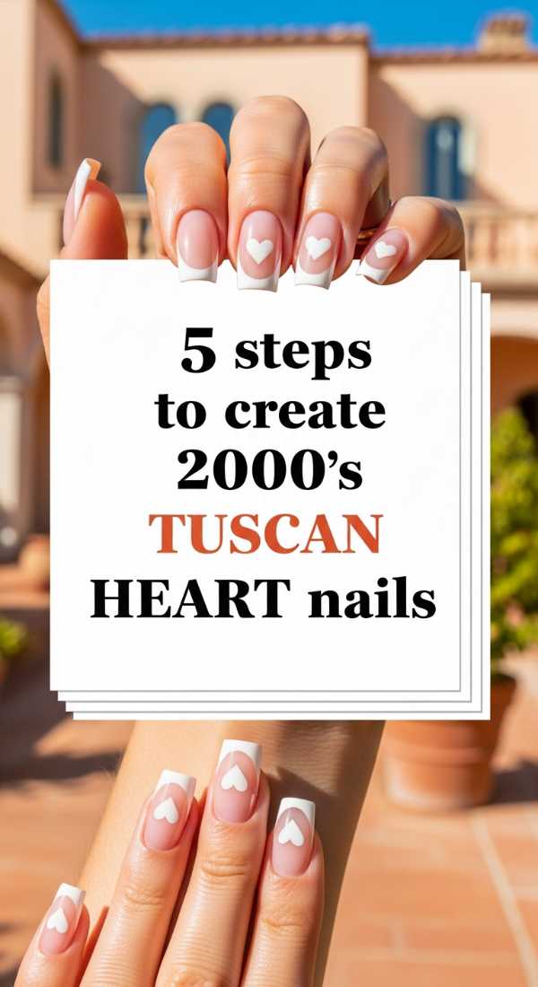 5 Steps To Create 2000s Tuscan Heart Nails 69e66167e17b0