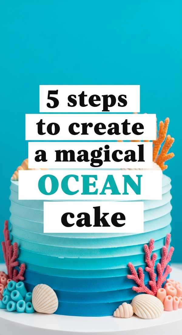 5 Steps To Create A Magical Ocean Birthday Cake 69ef46805af81