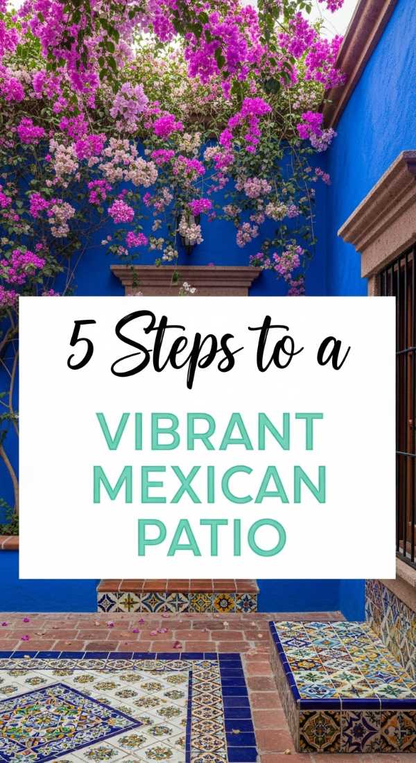 5 steps to create a vibrant Mexican-inspired patio
