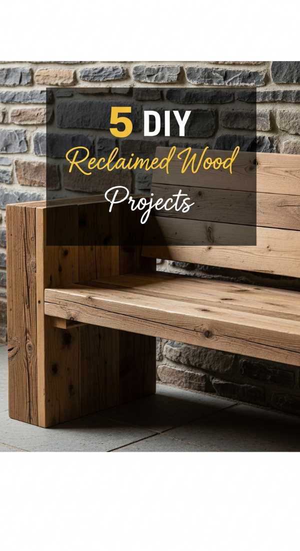 5 steps to create Rustic Garden Decor from reclaimed wood