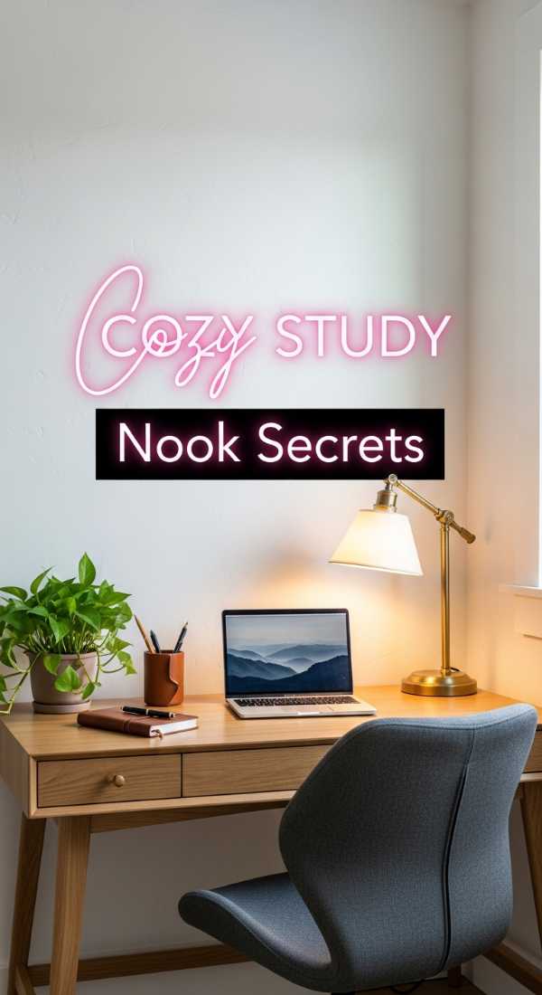 5 steps to create the ultimate cozy study nook